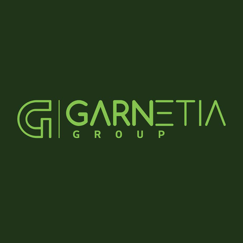 Garnetia logo on bright background