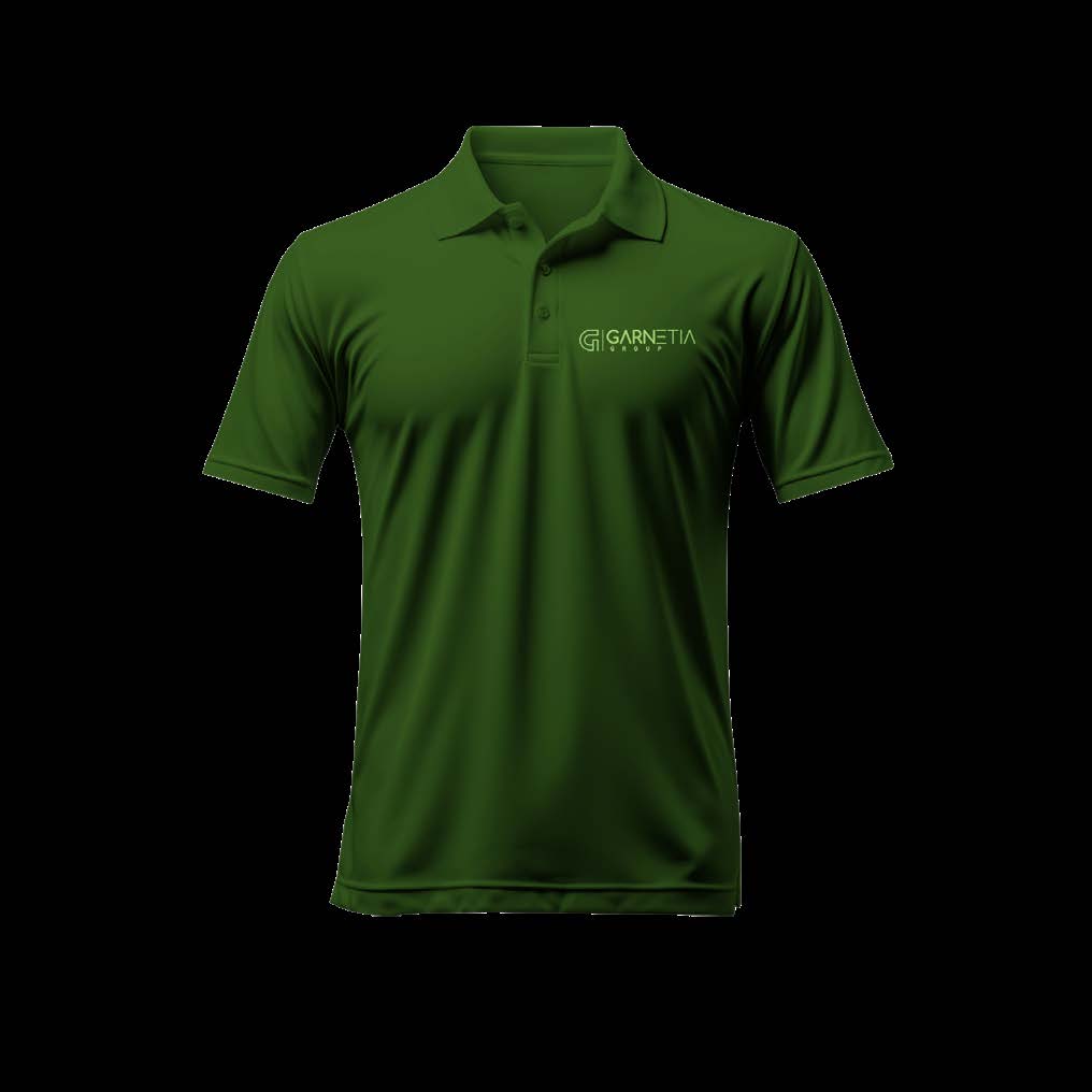 Garnetia logo on dark background